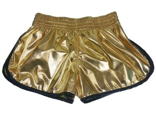 Kanong Womens Boxing Shorts : KNSWO-401-Gold
