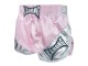 Kanong Retro Boxing Shorts : KNSRTO-201-Pink-Silver