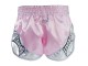 Kanong Retro Boxing Shorts : KNSRTO-201-Pink-Silver