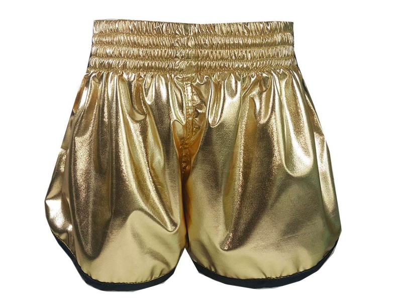 Kanong Womens Boxing Shorts : KNSWO-401-Gold